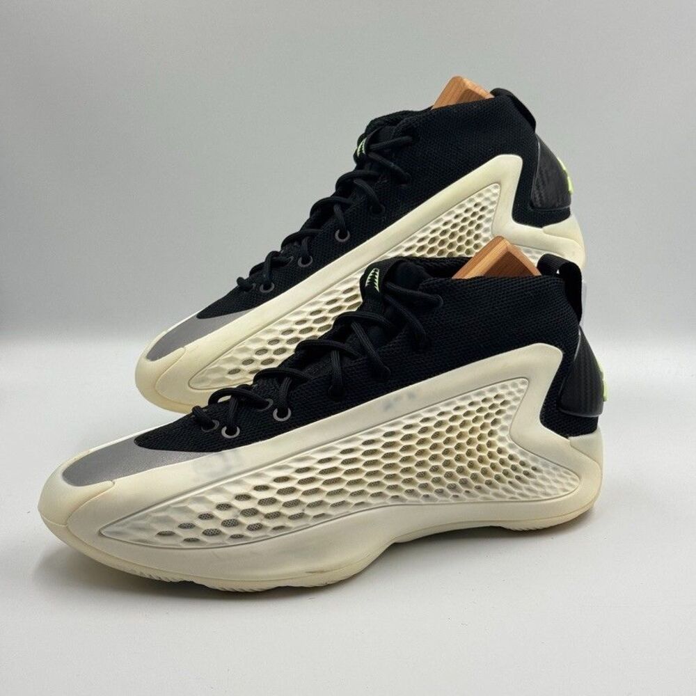 Adidas AE 1 Mens 6.5 Black White Volt Stormtrooper Basketball Shoes AH1875